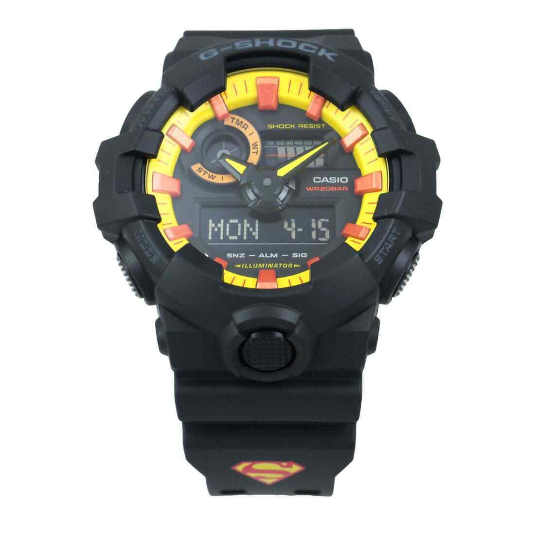 CASIO G-Shock GA-700BY-1APRDC JUSTICE LEAGUE SUPERMAN Limited from