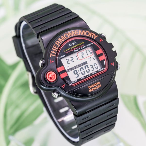 時計 W700-4A50 ALBA Trailmaster thermo memory 良質 W700-4A50 ALBA memory thermo Trailmaster 時計 - 時計