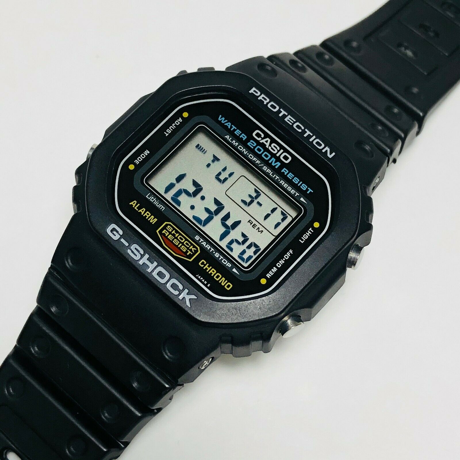 G-Shock DW5600C DW-5600C DW-5600C-1V BLACK 200M