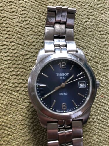 Tissot 1853 Stainless Steel Water Resistant 50M Sapphire Crystal