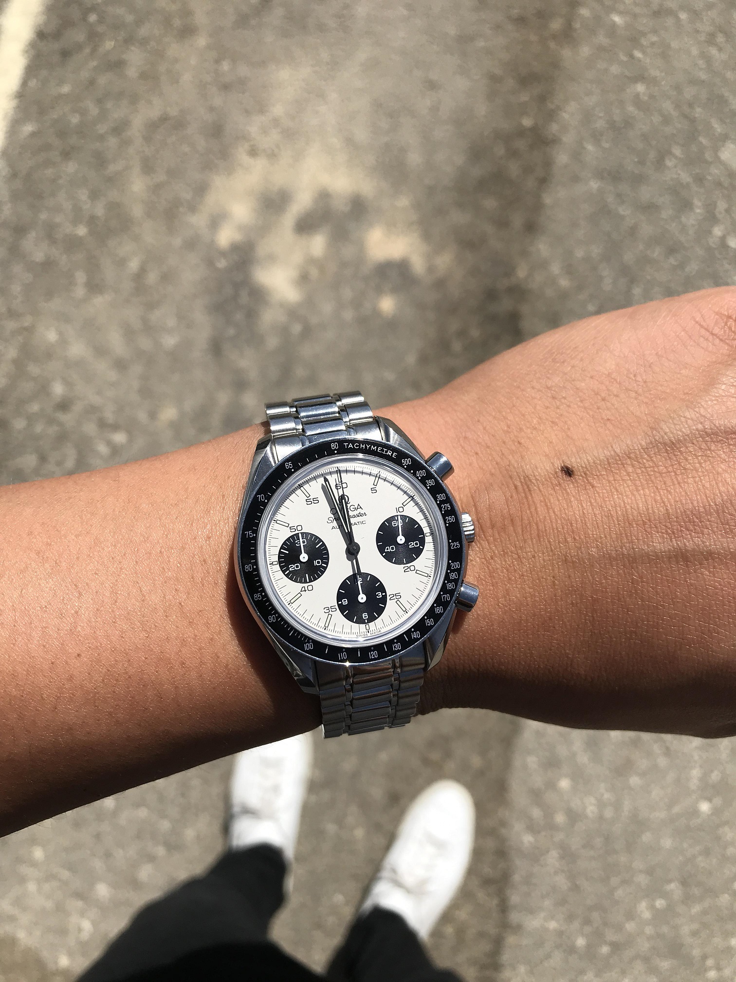 FS Omega Speedmaster Automatic Panda 3510.21 3539.31 Marui