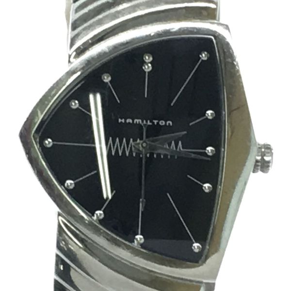 [Used] HAMILTON H244111 / Ventura / Quartz watch / Analog / Stainless ...