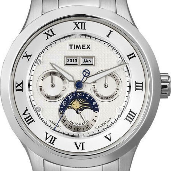 Timex Men's T2N291AB SL Series Annual Calendar Automatic Stainless