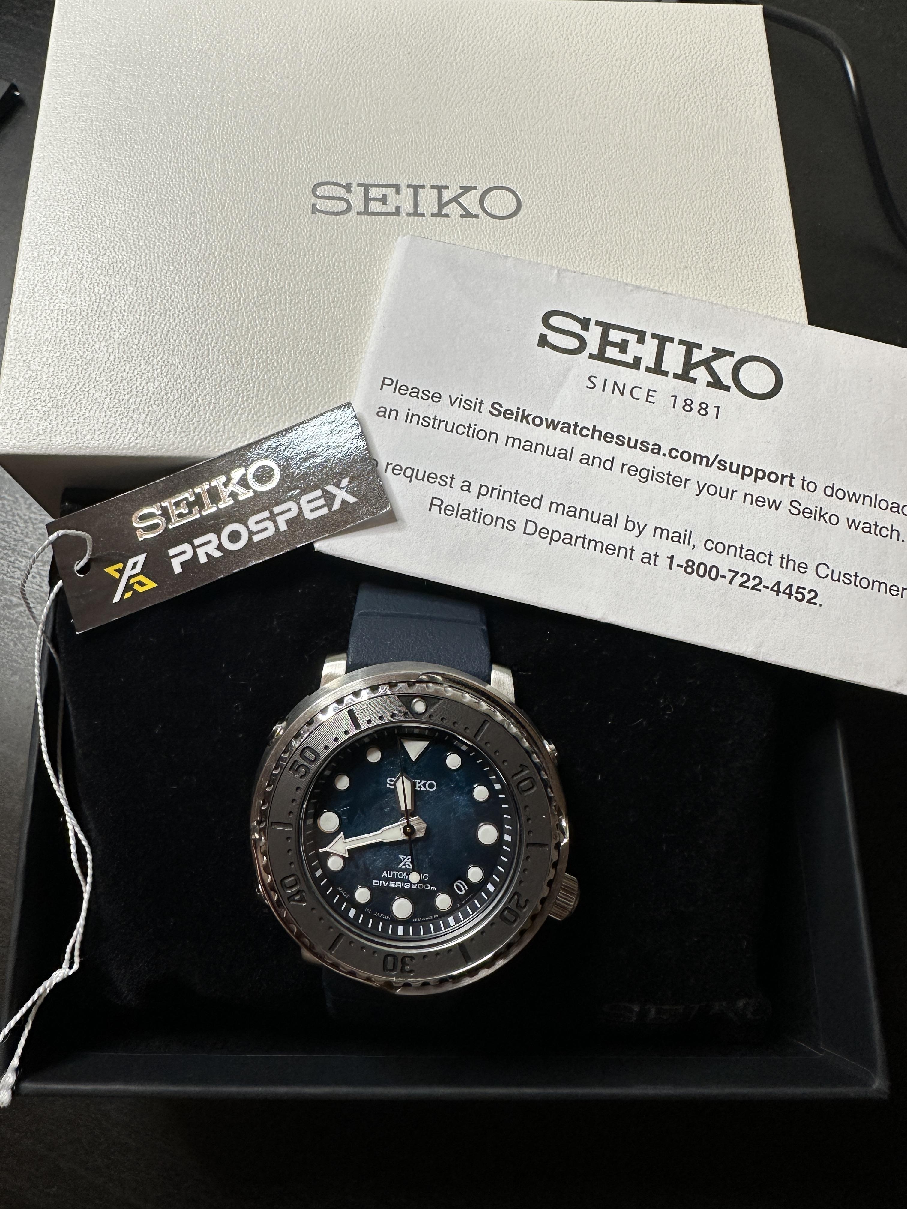 275 USD Seiko Prospex SRPH77 Baby Tuna