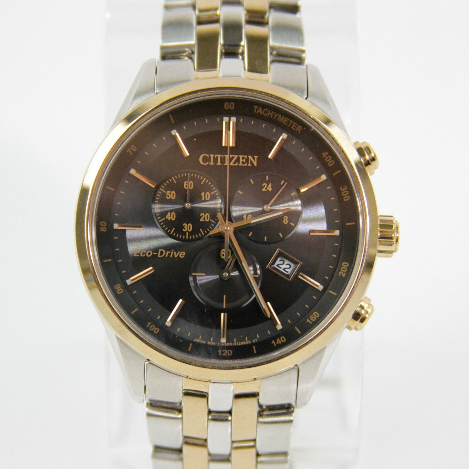 CITIZEN SAPPHIRE MEN S ECO DRIVE CHRONOGRAPH BLACK DIAL WRIST