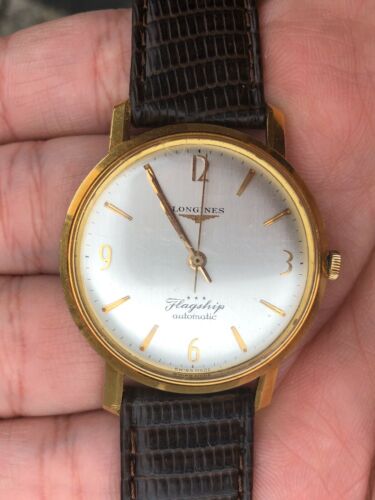 18k Solid Gold Longines Flagship Fullset All Original Ref 3404