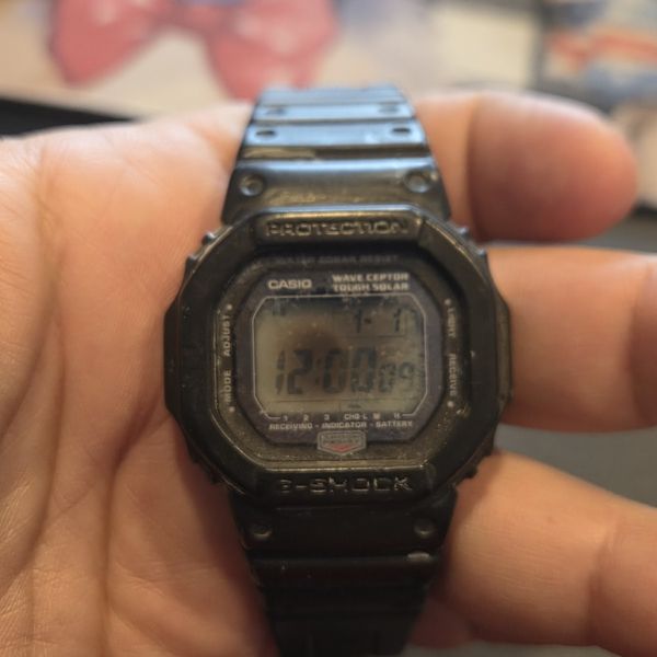 Casio G-Shock GW-5600J "The G 5600" Tough Solar Wave Ceptor Men's Watch ...