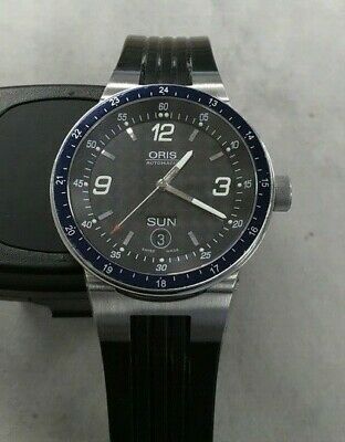 Oris Williams F1 Team Day Date Auto Mens Watch 635 7595 4164RS