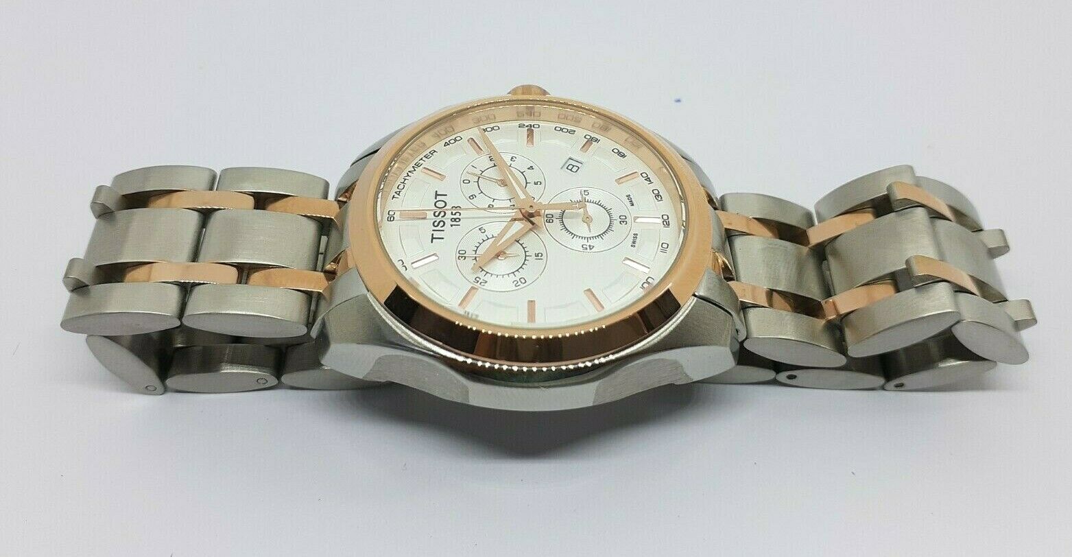 Tissot couturier shop chronograph rose gold