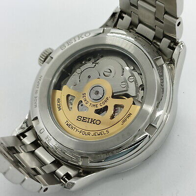 Seiko Watch 4R39-00W0 Presage 40.5mm Men's Black X Silver 2231009