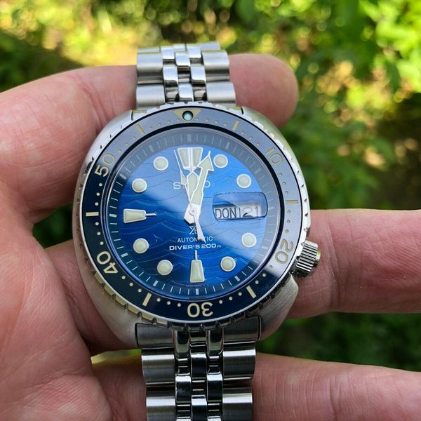 Seiko King Turtle SRPE-07K1 Diver with Strapcode Angus J-Louis Jubilee  bracelet | WatchCharts