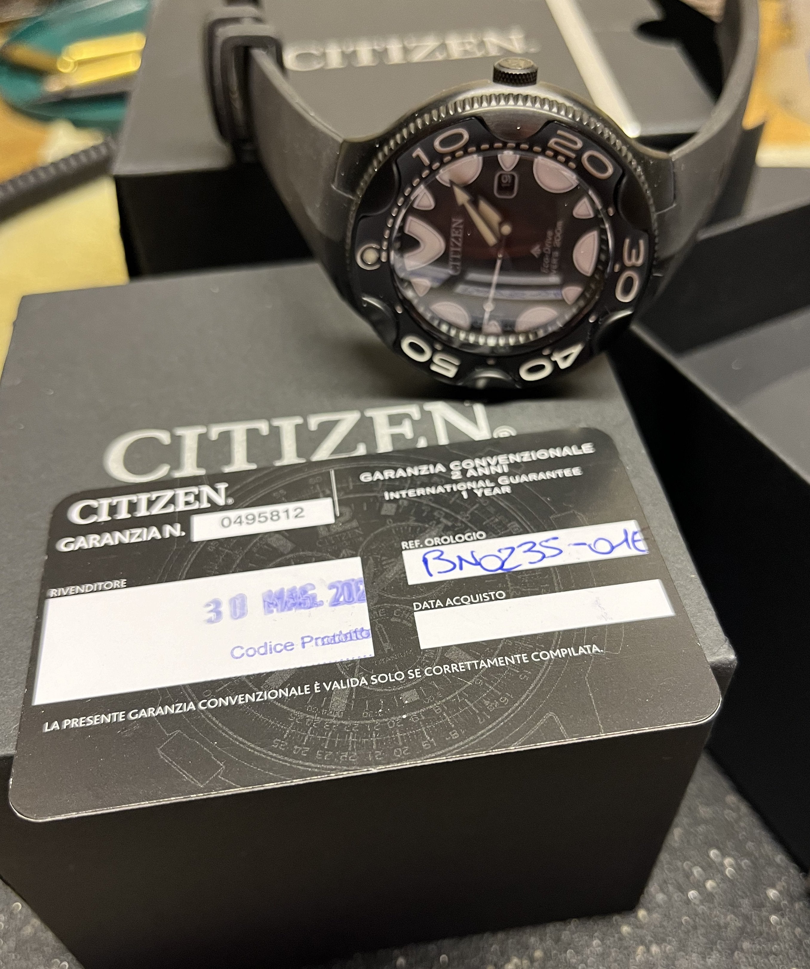 SOLD - Citizen Promaster Diver BN0235-01E 