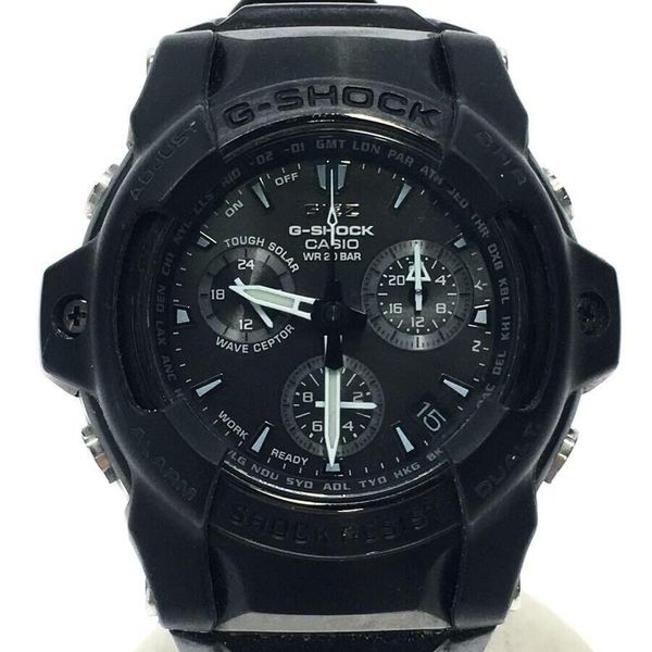 CASIO G-SHOCK GS-1000BJ-1AJF Black Stainless Steel Solar Analog Watch ...