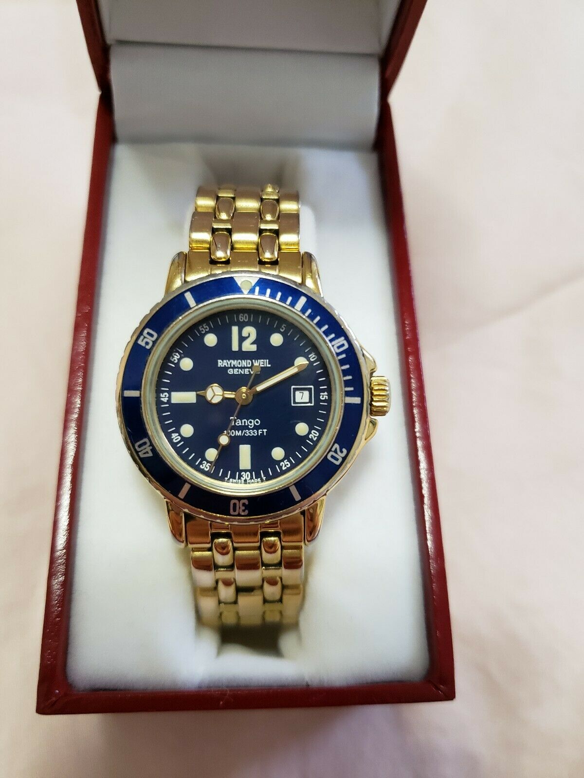 ff436 RAYMOND WEIL 5363 Tango 100m ブレス RAYMOND WEIL TANGO 5363 GENEVE WOMEN'S VINTAGE SWISS WATCH