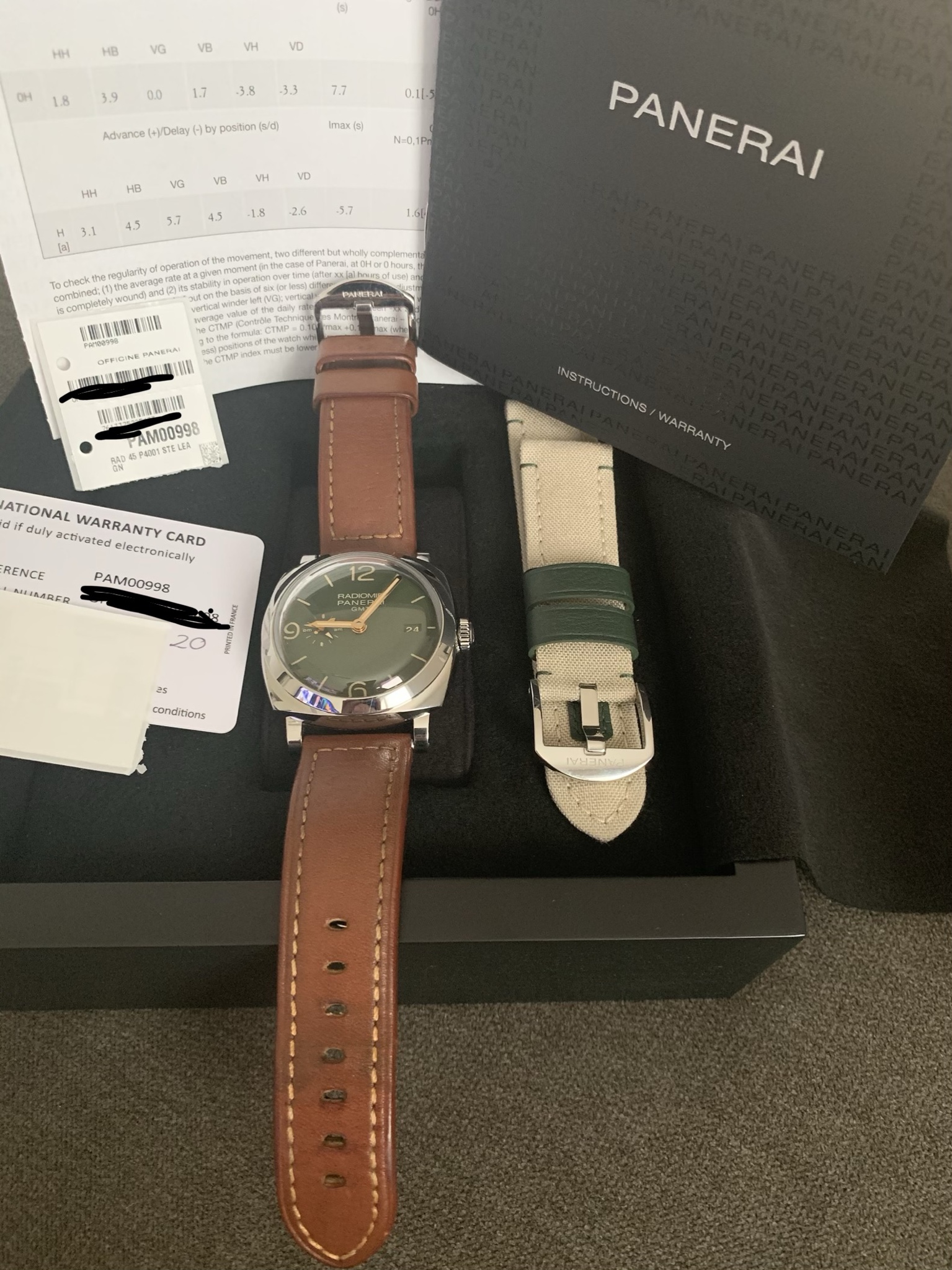 panerai pam 998