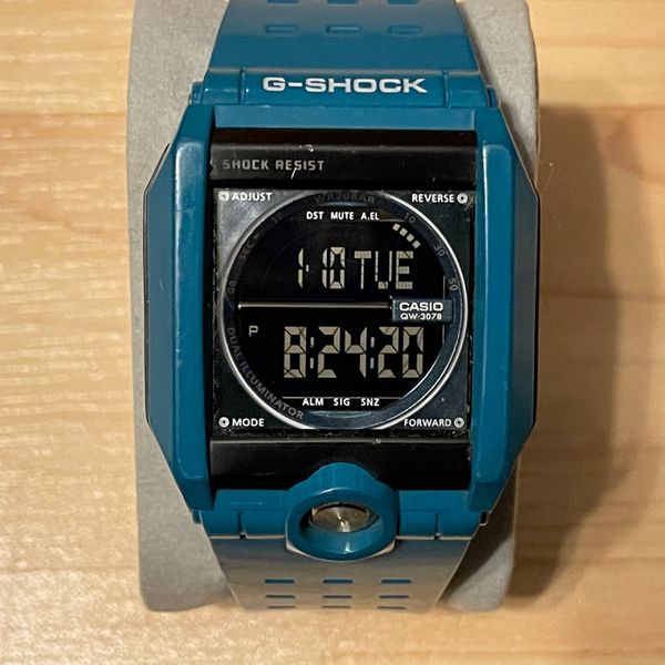 [WTS] Casio G-Shock G-8100-1 Vintage Dual Illuminator Rare Turqouise ...