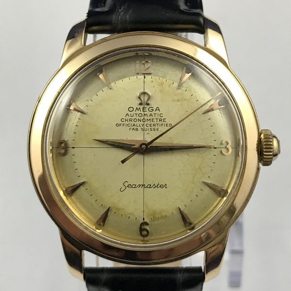 FS: 1952 Omega Seamaster Calendar Automatic 18k Gold Chronometer - Ref ...