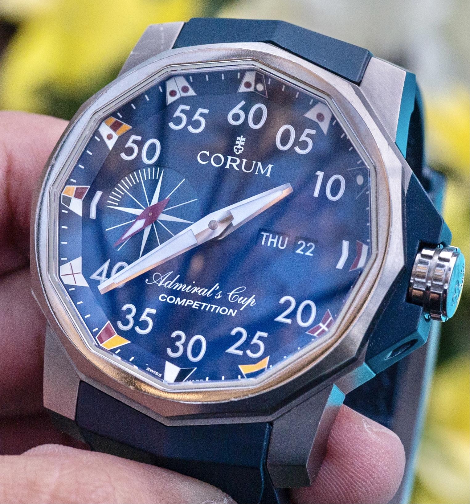 Corum Admiral s Cup Competition 48 Blue Titanium 7.7K MSRP