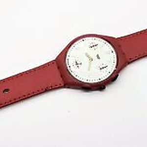 SWATCH SKIN CHRONO 2002 - SUYR100 - Red Illusion - New