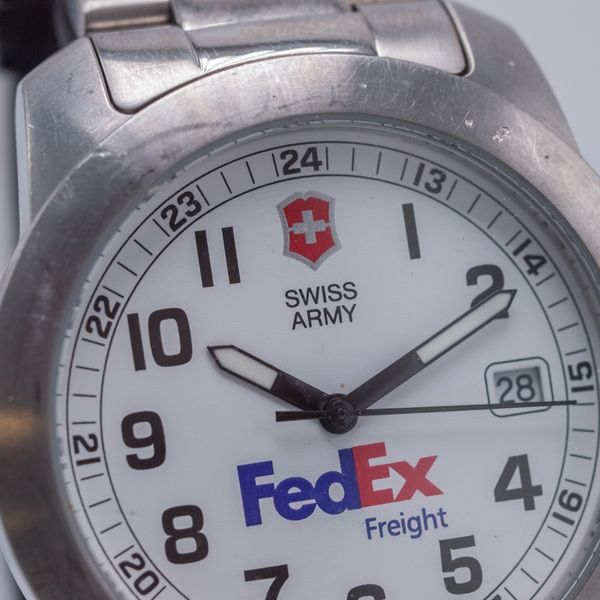 2006 Victorinox Swiss Army Fedex Freight Men's 39mm Quartz Field ...