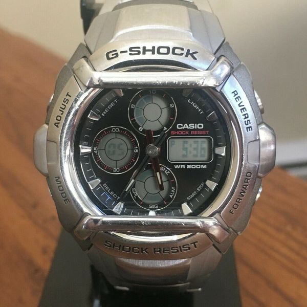 Vintage Casio G-Shock G-511D Module 2738 Stainless Steel Vintage Casio G-Shock G-511D Module 2738 Stainless Steel