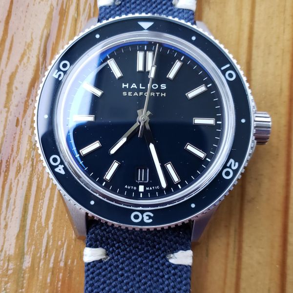 [WTS] Halios Seaforth Gen III Abyss Blue - Full Kit | WatchCharts ...