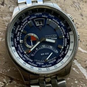 Citizen Eco-Drive World Time Solar Powered J304-S040540 Citizen Eco-Drive World Time Solar Powered J304-S040540