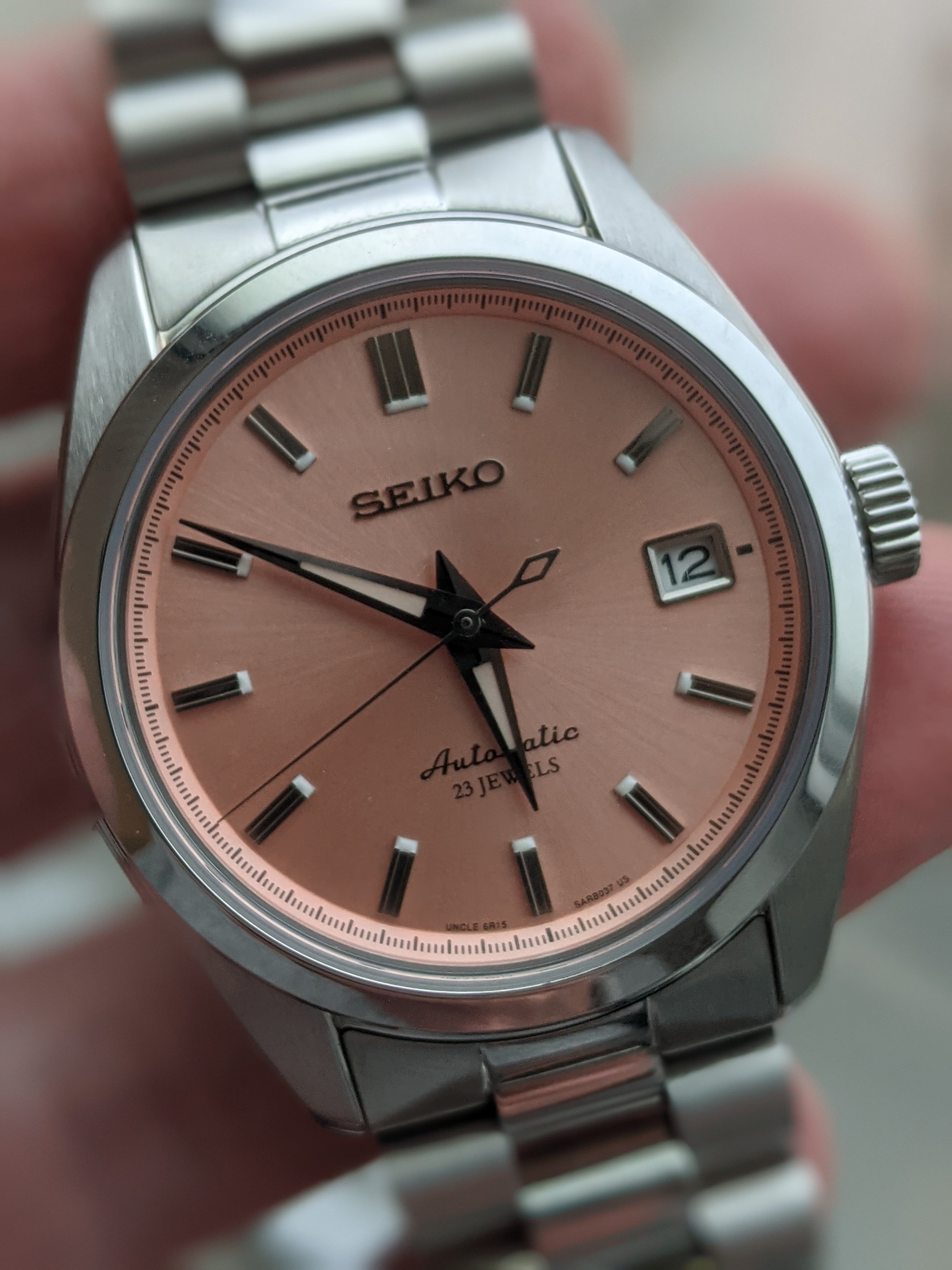 FS: SARB035 with SARB037 US Custom (MOD) Dial Uncle Seiko Box and Papers |  WatchCharts