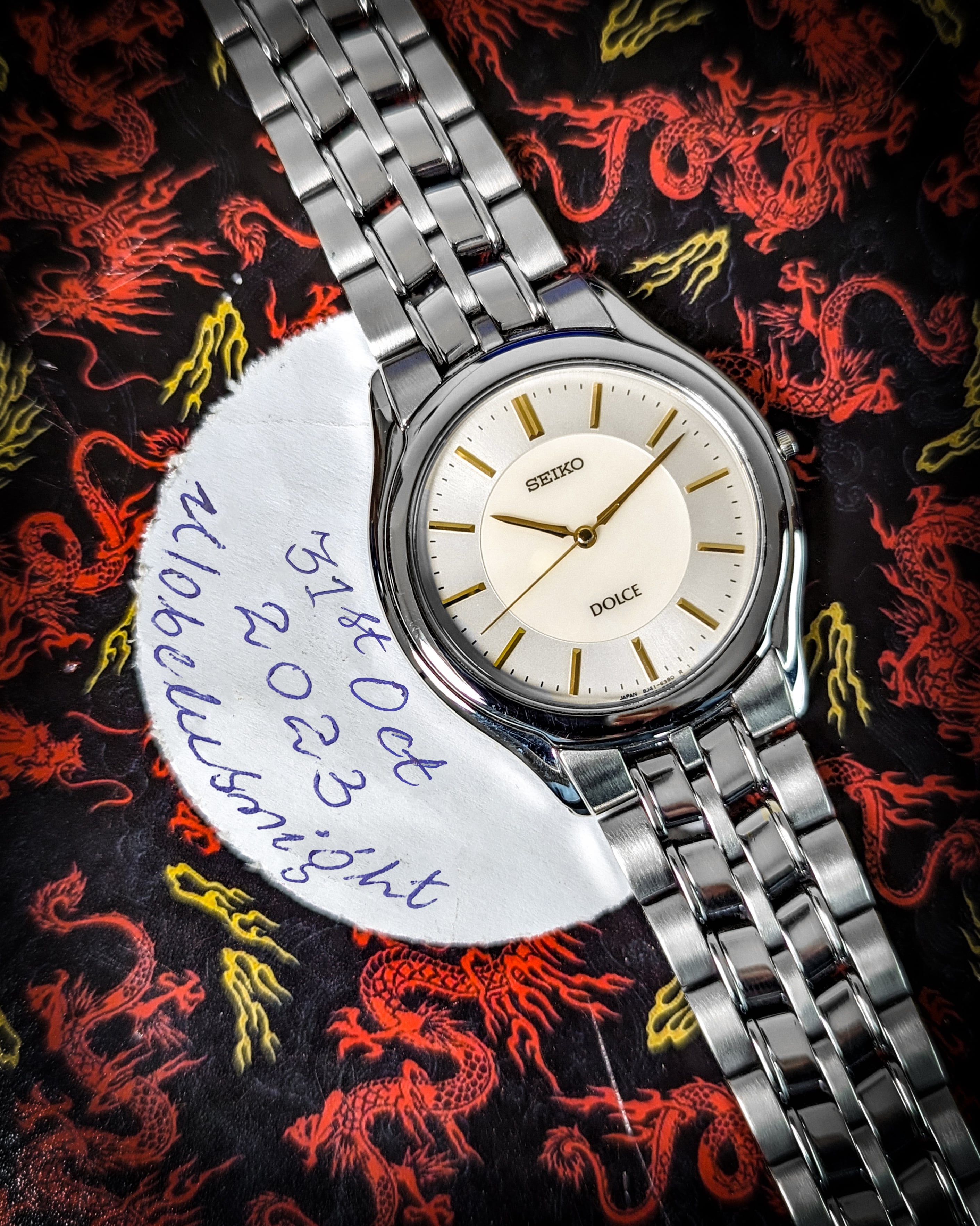 WTS] Vintage Seiko Dolce - 8J41-6030 – Mother of Pearl Dial 