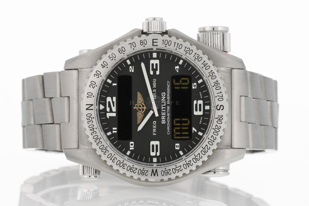 Fs Breitling E76321 Titanium Emergency Superquartz Watchcharts