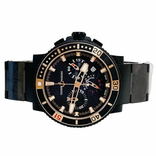 FS Ulysse Nardin Maxi Marine Diver Black Sea Chronograph Big Unit