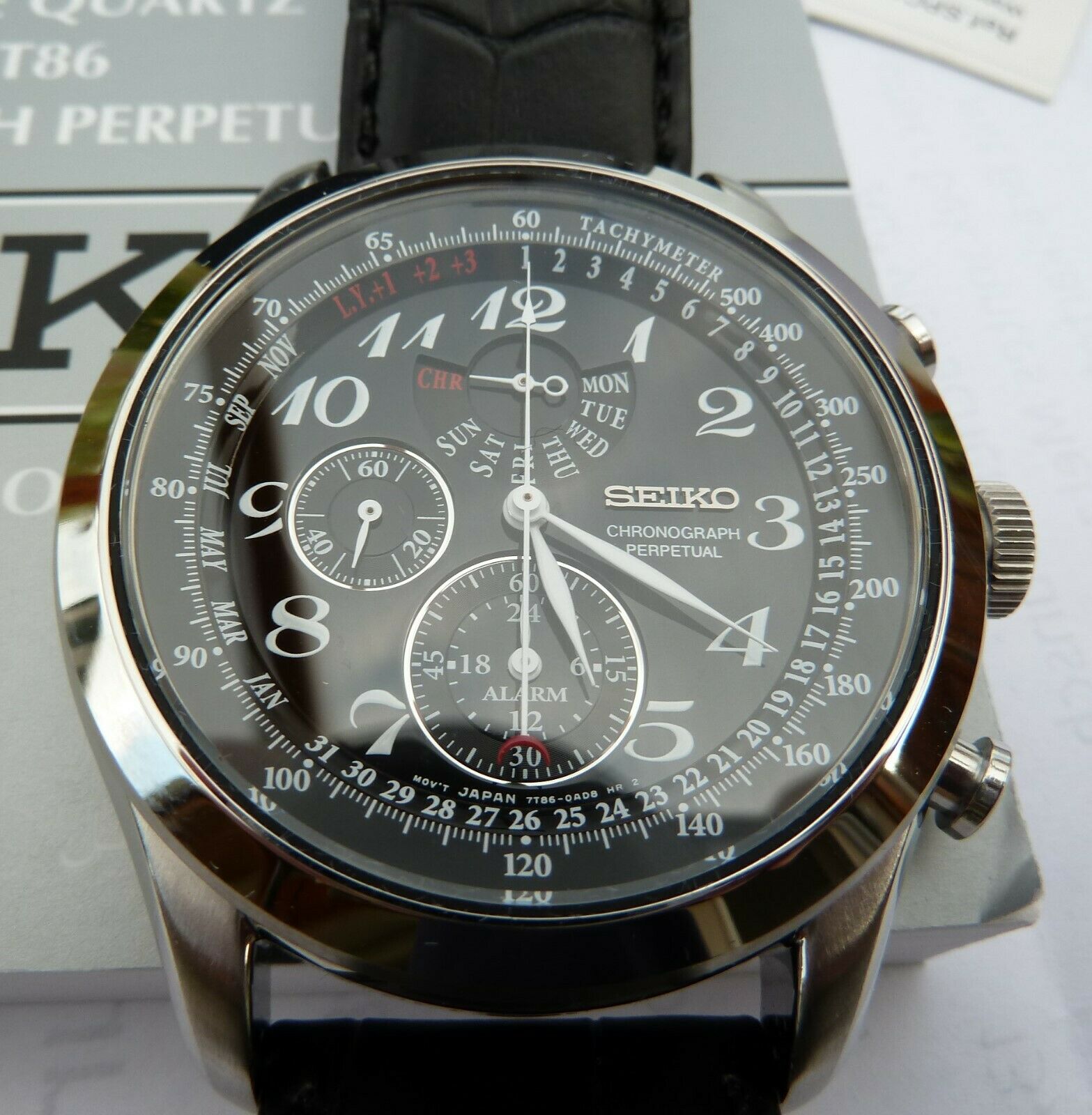 SEIKO 7T86-0AC0 Chronograph Perpetual | WatchCharts