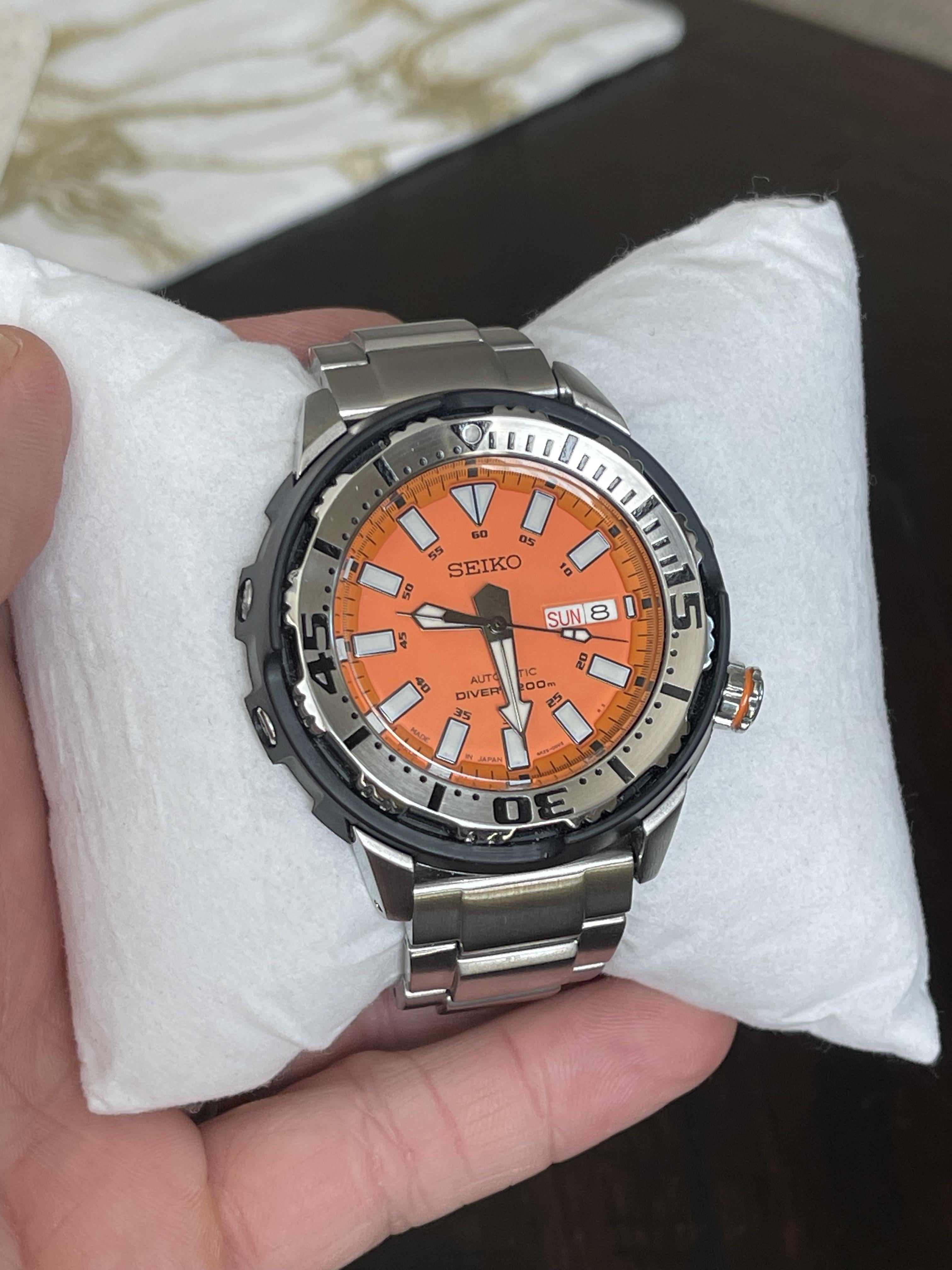 Seiko 2025 tuna orange