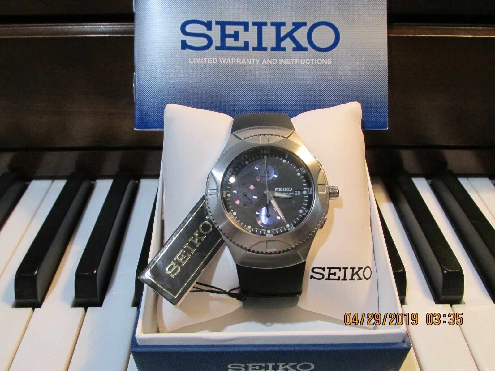 Seiko Watch 100M Quartz 7T92-OAXO Chronograph | WatchCharts