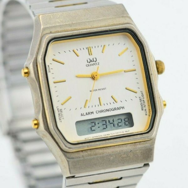 I3 Vintage Citizen Q Q Analog Digital Watch Original Jdm Japan 5 4 Watchcharts