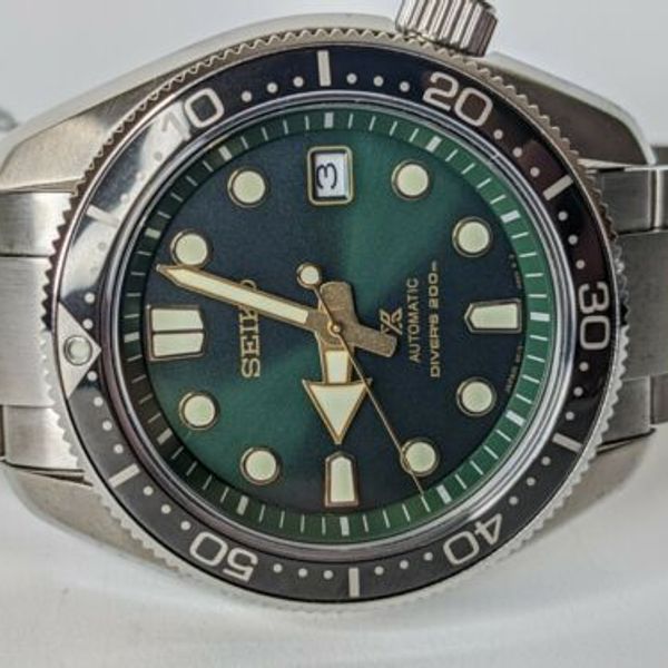 Seiko Prospex 1968 Reissue Green Men's Automatic Watch SPB105 Diver's ...