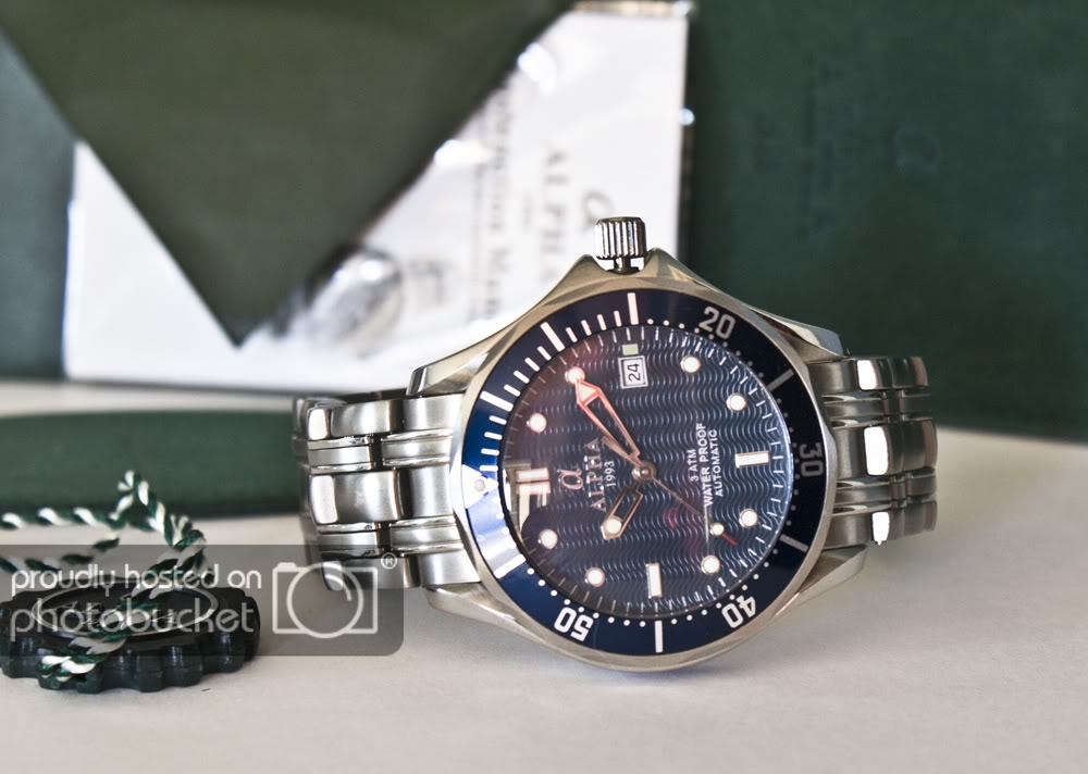 SOLD Alpha Seamaster Omega Seamaster Homage WatchCharts Marketplace