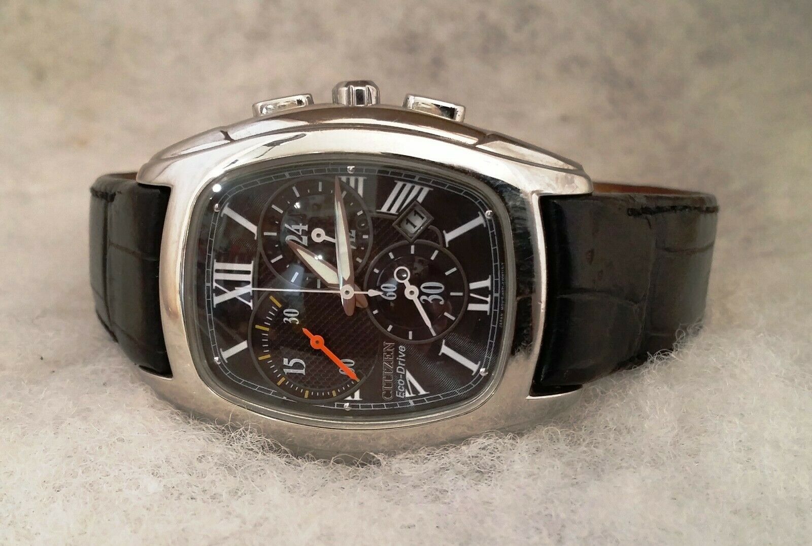 Exc Cond Men's CITIZEN H571-K003571 ECO-DRIVE (SOLAR) CHRONO Watch