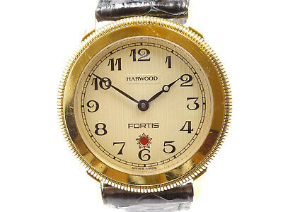 Fortis Harwood 1926 No. 065 Herrenuhr Automatik Goldgehäuse 750/-Gelbgold |  WatchCharts Marketplace