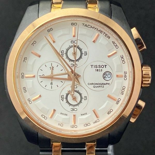 Luxury Pre-owned TISSOT 1853 Tachymeter Quartz Movement 