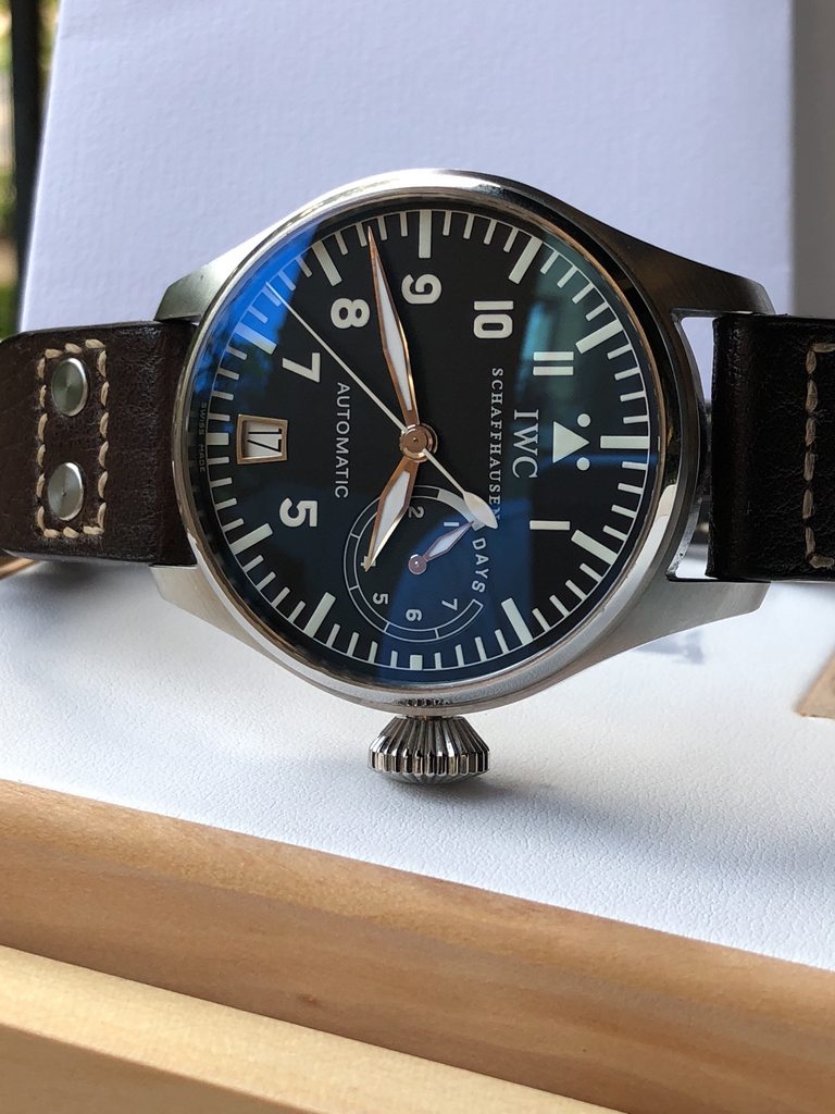 FS IWC Big Pilot 5002 Slow Beat Fish Crown Complete WatchCharts