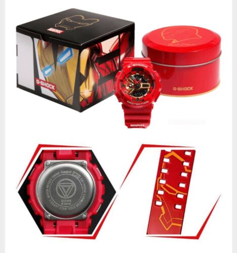 g shock marvel iron man