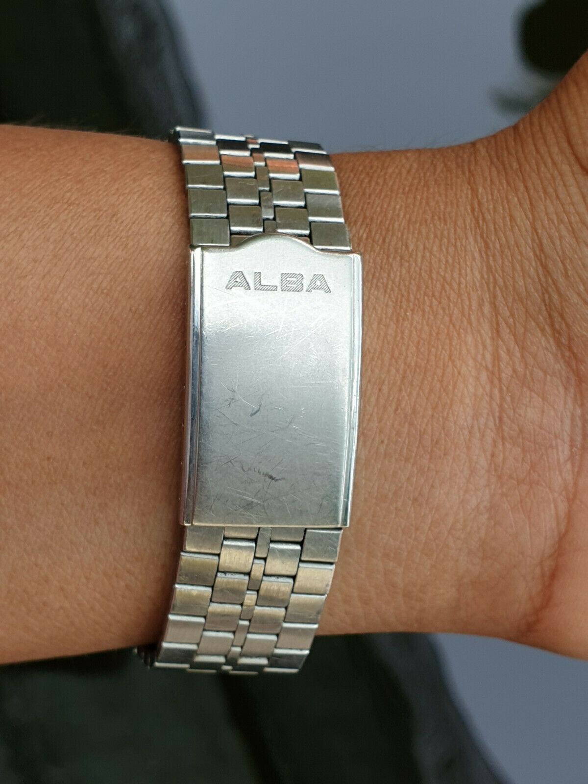 Vintage Seiko Alba Y446-5000 Alarm Chronograph Quartz Japan