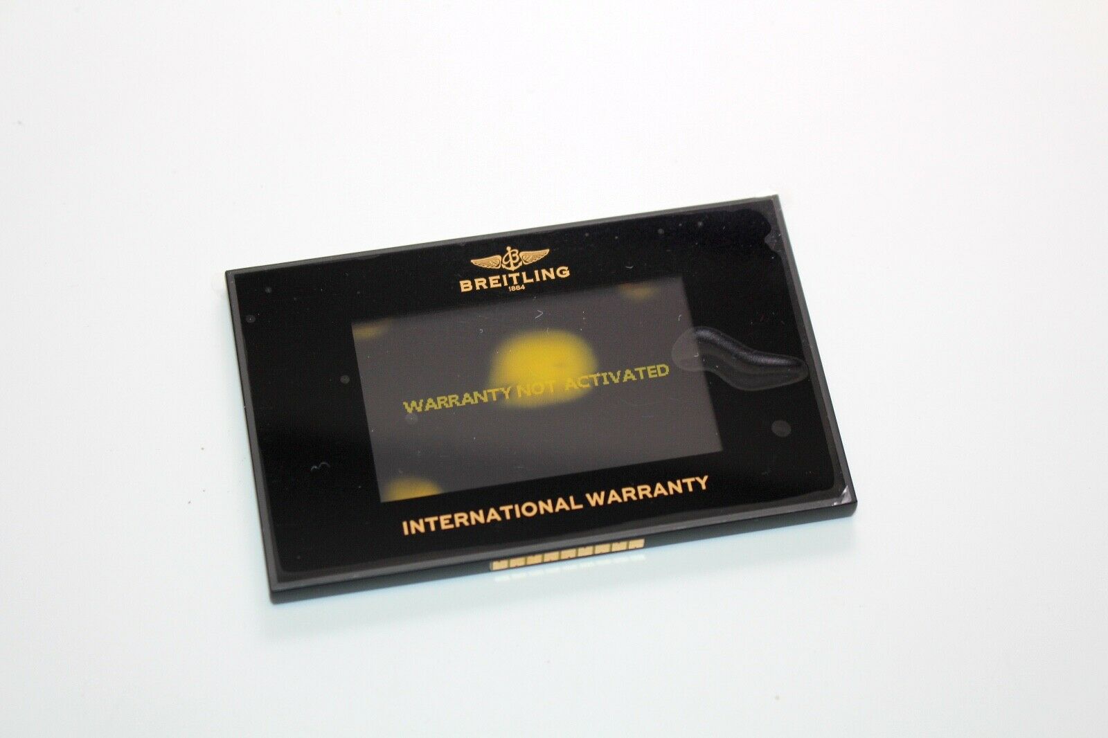breitling digital warranty card