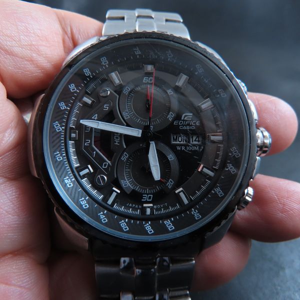EF-558 Casio Edifice Chronograph 100M Quartz Men Watch | WatchCharts ...