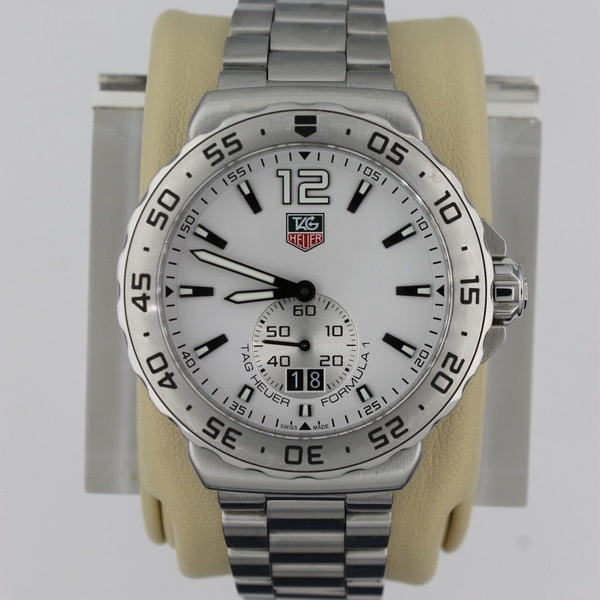 Tag Heuer WAU1113.BA0858 Mens Watch White Silver Formula One F1