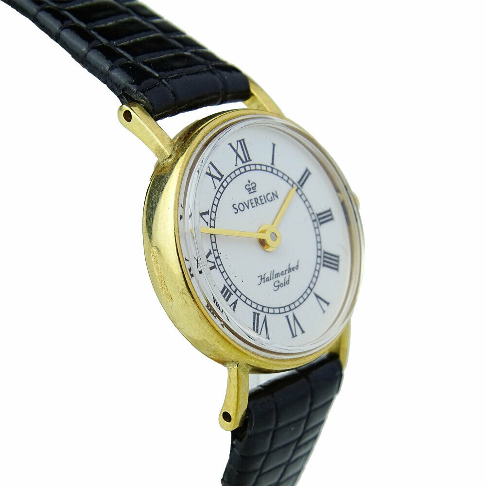 Sovereign ladies gold online watch