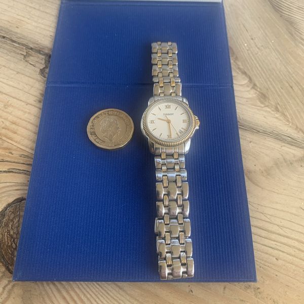 Tissot Ballade Quartz Silver Dial Two Tone Steel Strap Watch for Women - T156.210.22.031.00