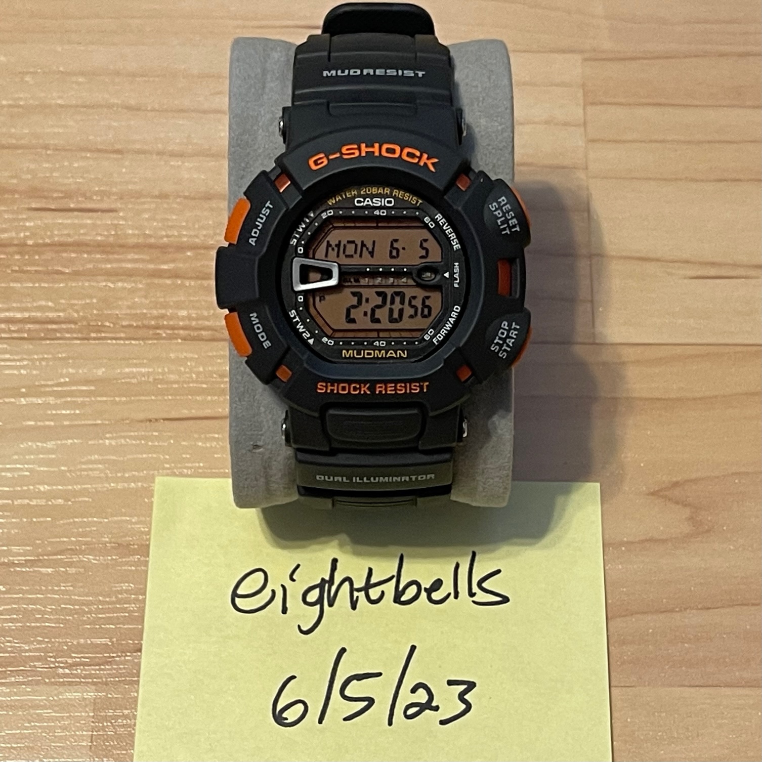 WTS] Casio G-Shock G-9000MX-8 Mudman Orange LCD Digital