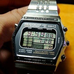 VINTAGE CITIZEN 1980 DIGITAL RARE MODULE 41 1515 TIMER ALARM CHRONO NOS MINT WatchCharts Marketplace